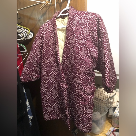 New Look. Japanese Quilted Lined Kimono Jacket- 728 $80 or $65 w/offer - Picture 1 of 6
